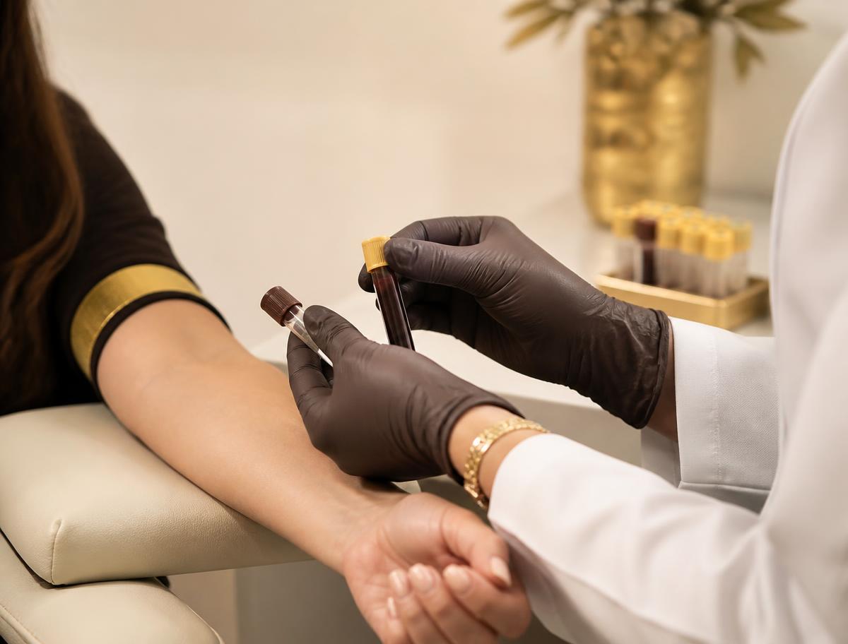 Professional blood draw and specimen collection